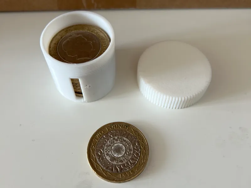 British Two Pound Coin Capsule/Holder - 10 Coins
