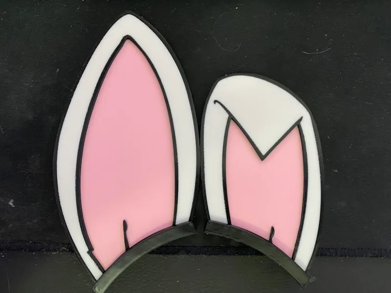 Bunny Ears for 5 magnet Disney modular headbands