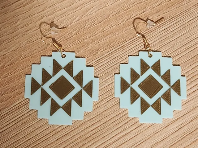 Aztec Earrings
