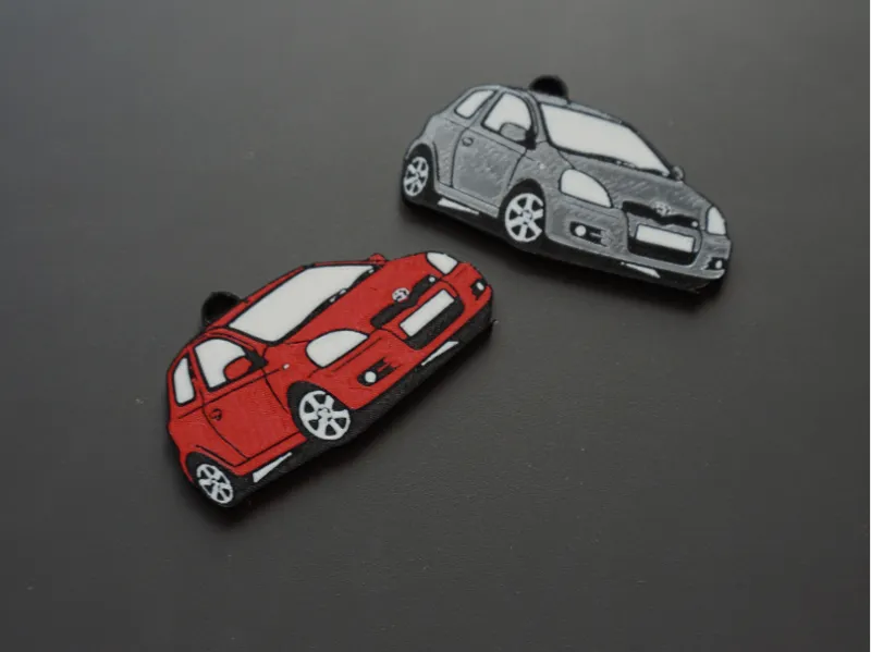 Toyota Yaris/Vitz XP10 (mk1) keychain