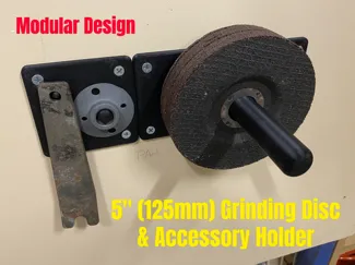 Grinding Disc and Accessory Holder - 5" / 125mm 