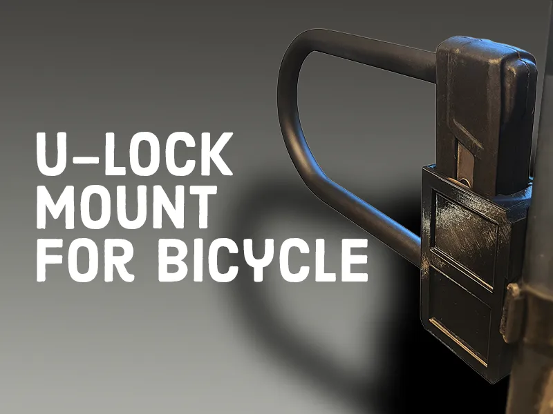 U-lock Mount for Bicycle