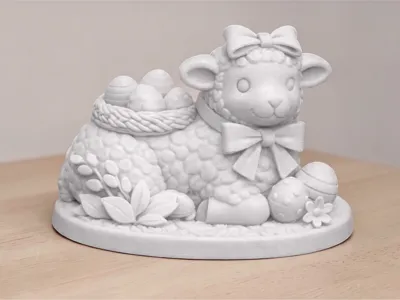 decorative Easter lamb