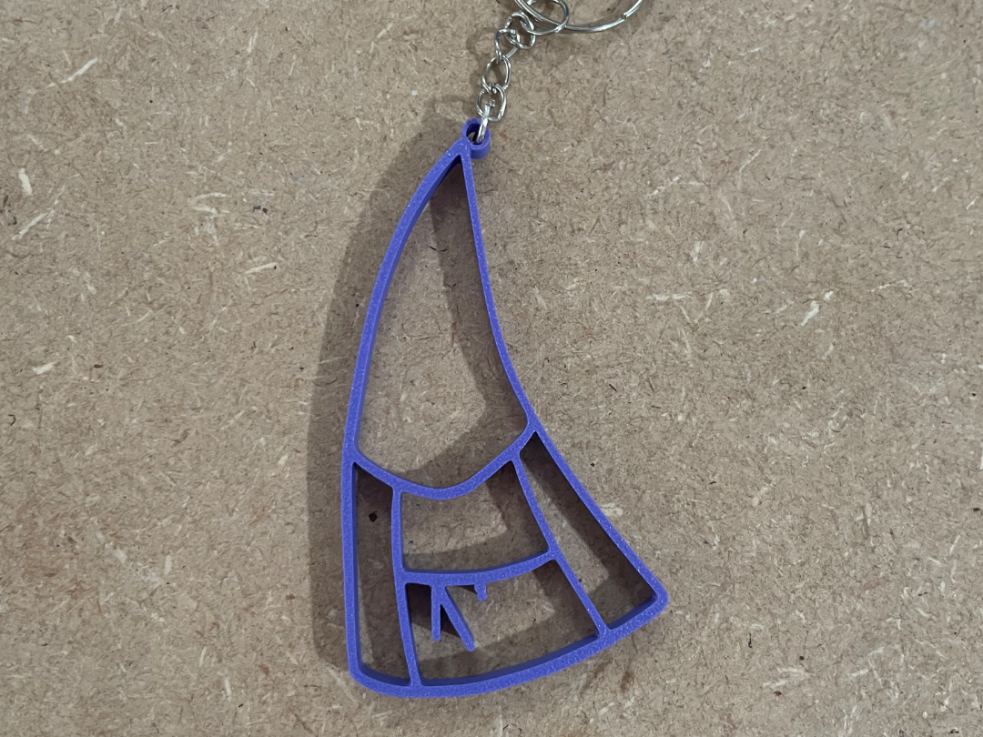 Llavero silueta nazareno