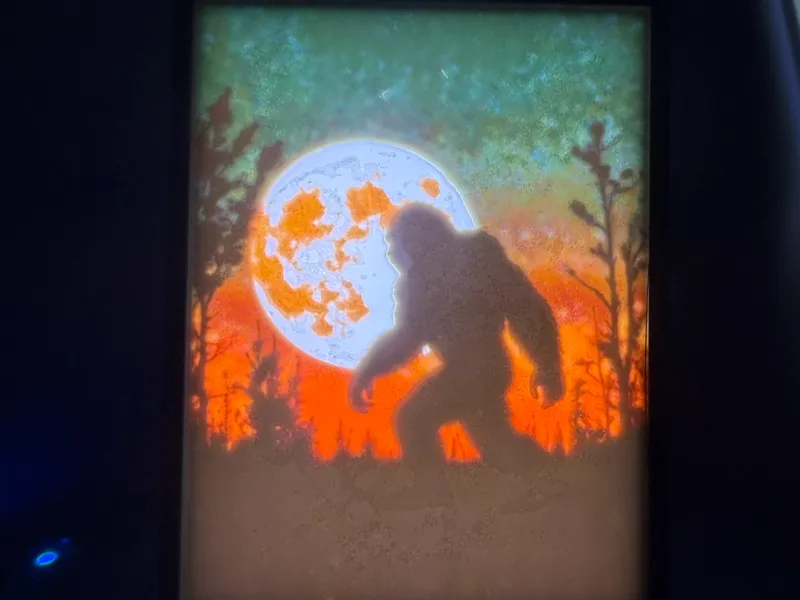 Bigfoot Lithophane