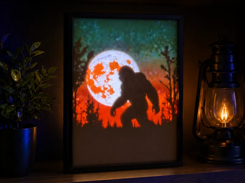 Bigfoot Lithophane