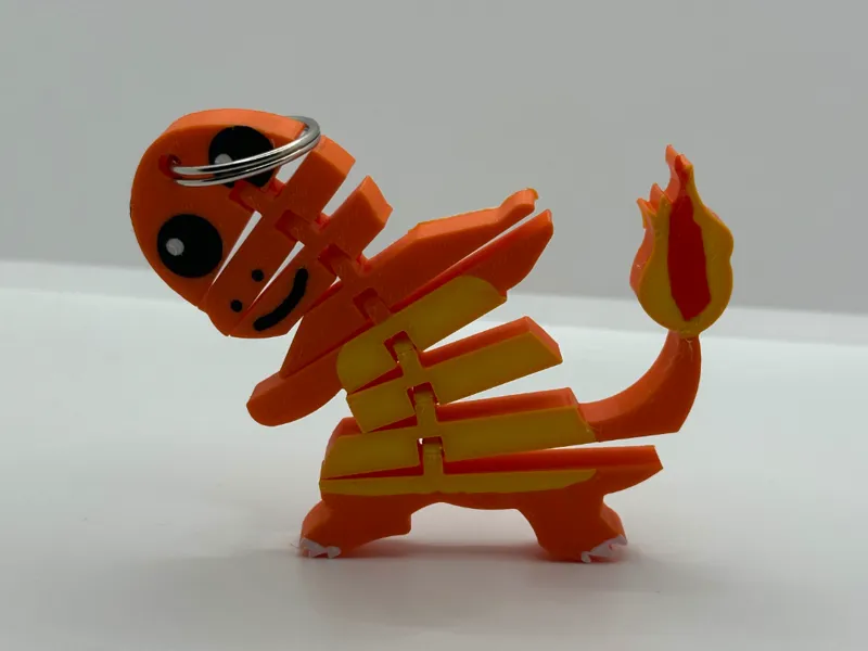Flexi keychain Charmander