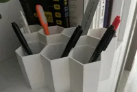 Pot à crayons en nid d'abeille — photo 2