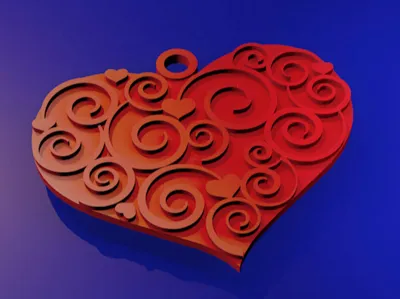 Heart on the neck, St. Valentine's Day