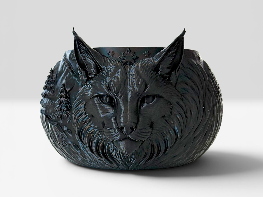 Vaso Lince delle nevi realistica