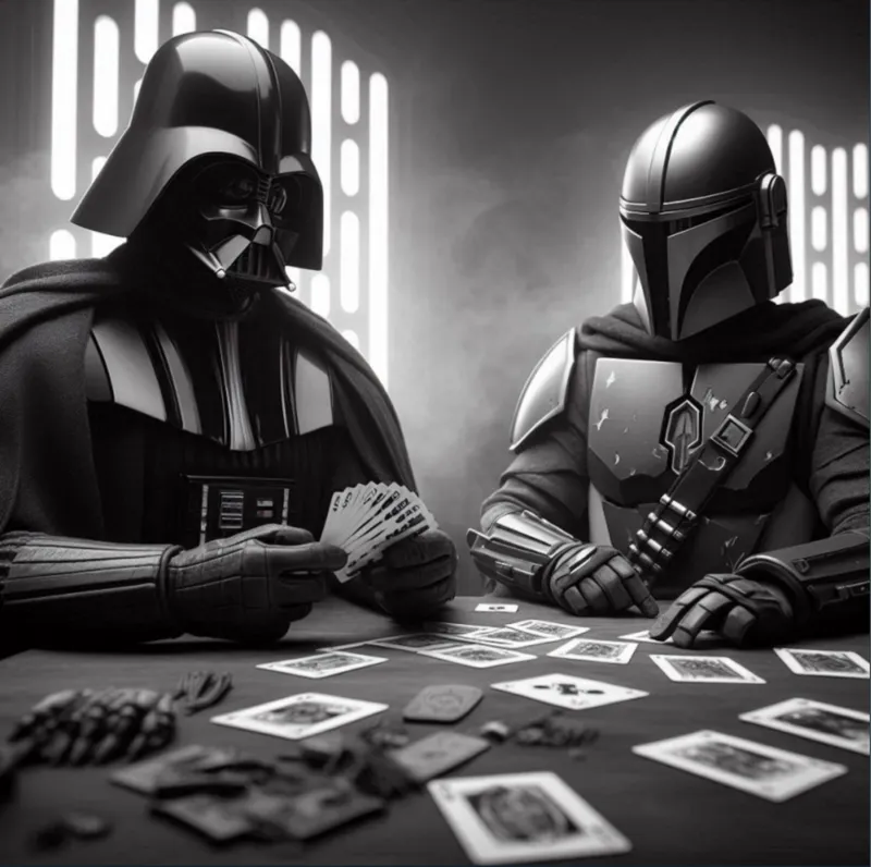 Darth Vader e il Mandaloriano