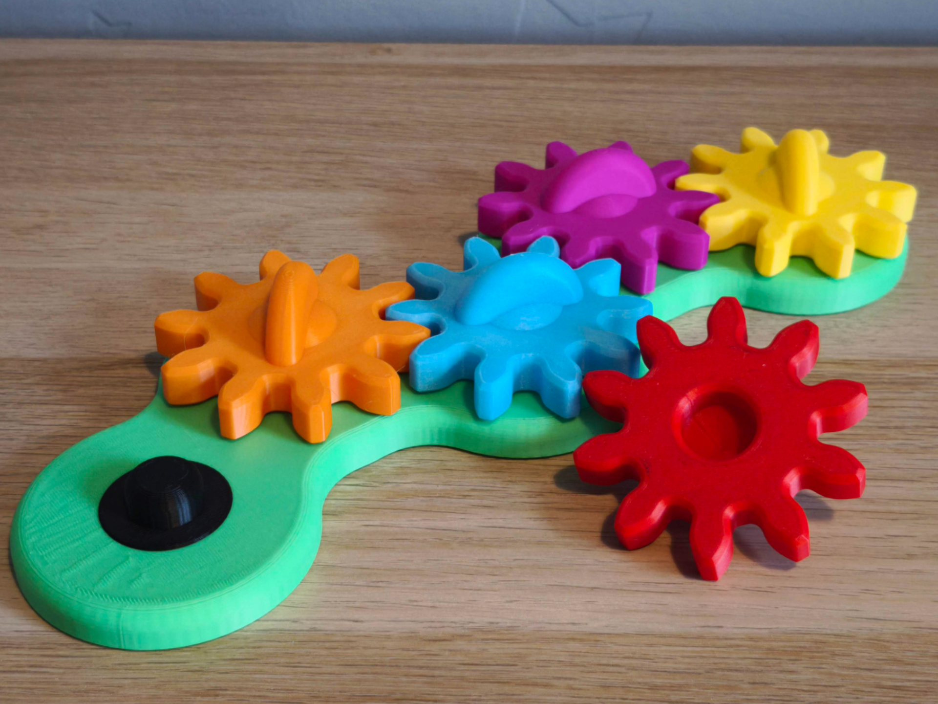 Spin & Learn Gears – Mechanical Sensory Toy 
