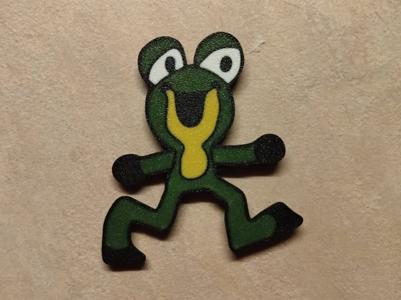 Frog from the fairy tale mole magnet