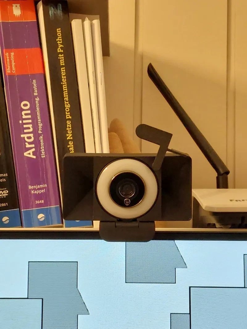 Webcam, sound amplifier