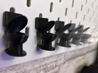 Figurine décorative « toilette » pour panneau Skadis — photo 2