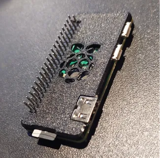 pi zero 2w slim case with snap-Fit