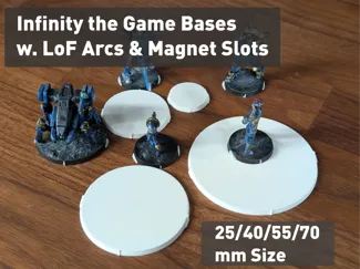 Infinity the Game Bases w. LoF Arcs & Magnet Slots