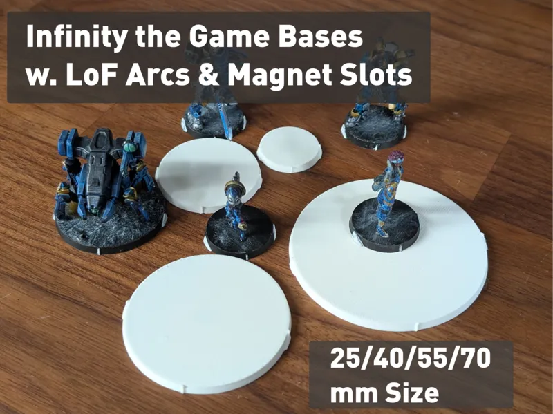Infinity the Game Bases w. LoF Arcs & Magnet Slots