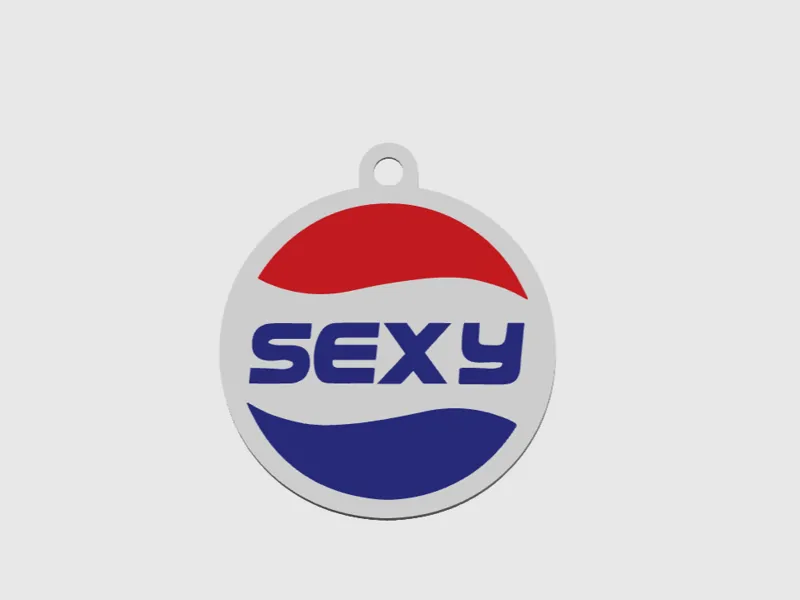 KeyChain Fun Sexy Pepsi Logo