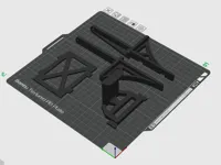 Mousepad Brackets -PETG - 0.2mm layer, 30 walls, 15% infill
