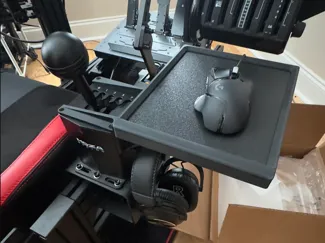 Moza HGP Shifter Mousepad and Headphone Holder