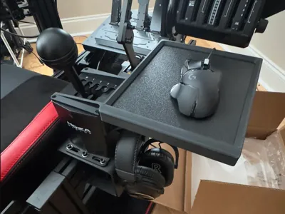 Moza HGP Shifter Mousepad and Headphone Holder