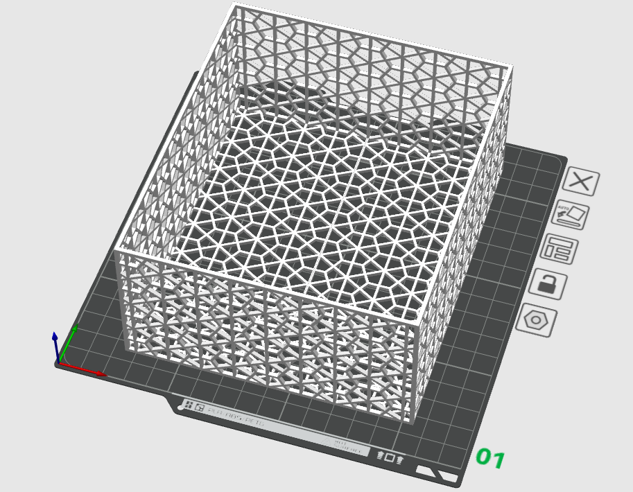 Miniatura 2 do modelo 3D Kumiko Box
