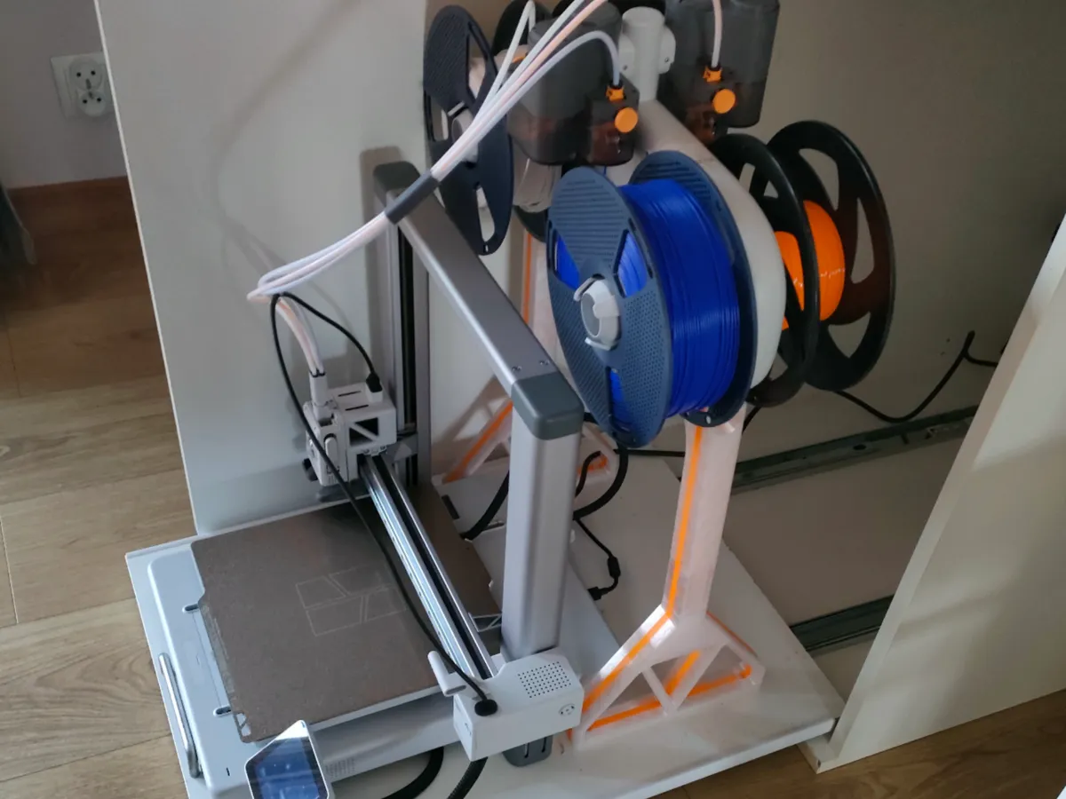 Bambu A1 AMS rear holder / stand - Free 3D Print Model - MakerWorld