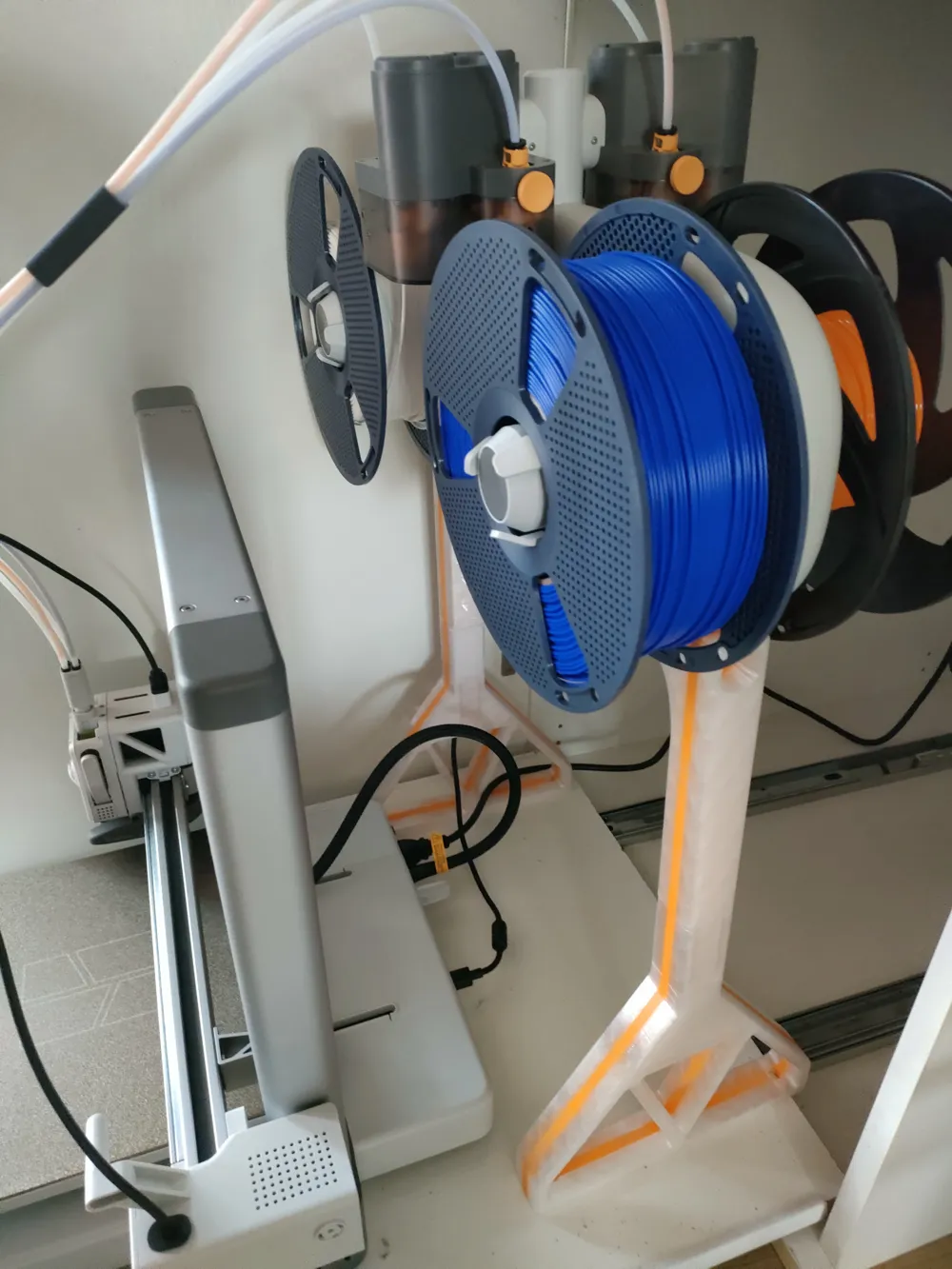 Bambu A1 AMS rear holder / stand - Free 3D Print Model - MakerWorld