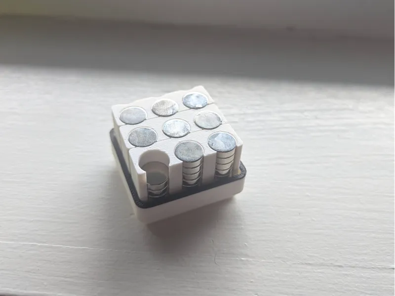 10mm Magnet Gridfinity Storage - 1x1x2U