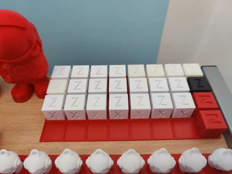 XYZ 20mm Calibration Cube fully stackable bases