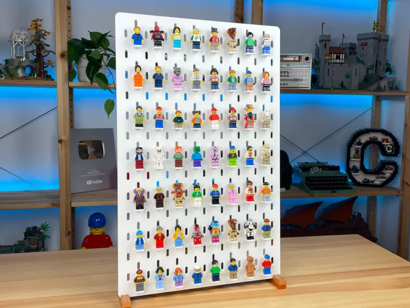 Minifigure plate for IKEA Skadis 