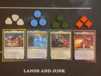 MTG Avatar Element Bending Tokens
