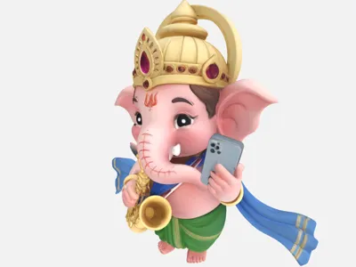 Ganesha_with_saxophone