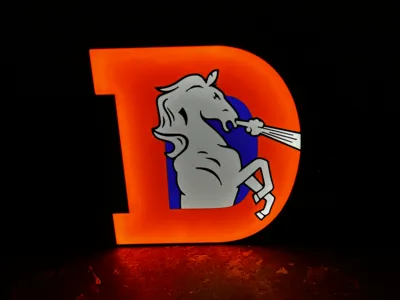 Broncos led light