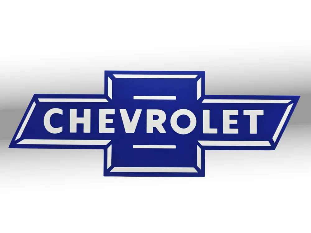 Classic Chevrolet Bowtie Sign - Face Down AMS - Free 3D Print Model ...