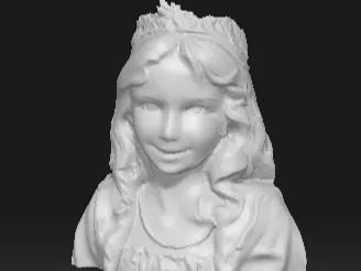 Little Princess Statue with base