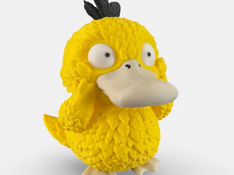 Psyduck Realistic with feathers