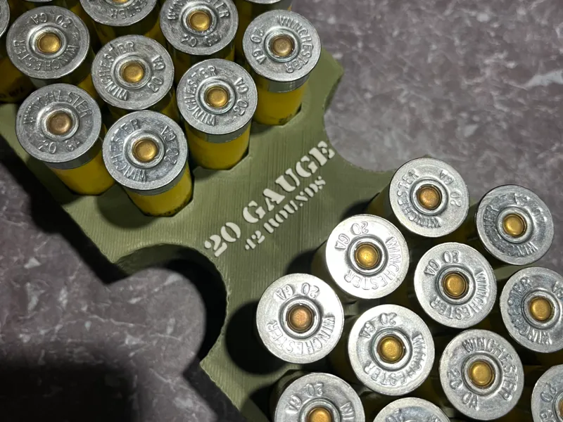 20 Gauge Ammo Can Insert V3 Design & Spacer