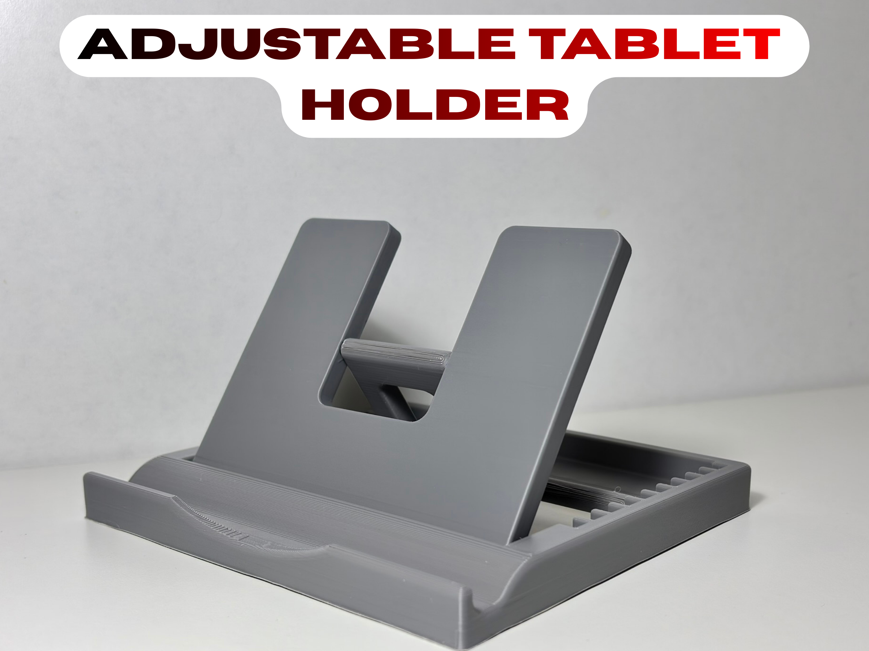 Miniatura 2 do modelo 3D Adjustable Tablet  Holder