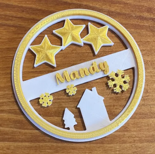 Customizable Christmas Tag / Tree Hanger