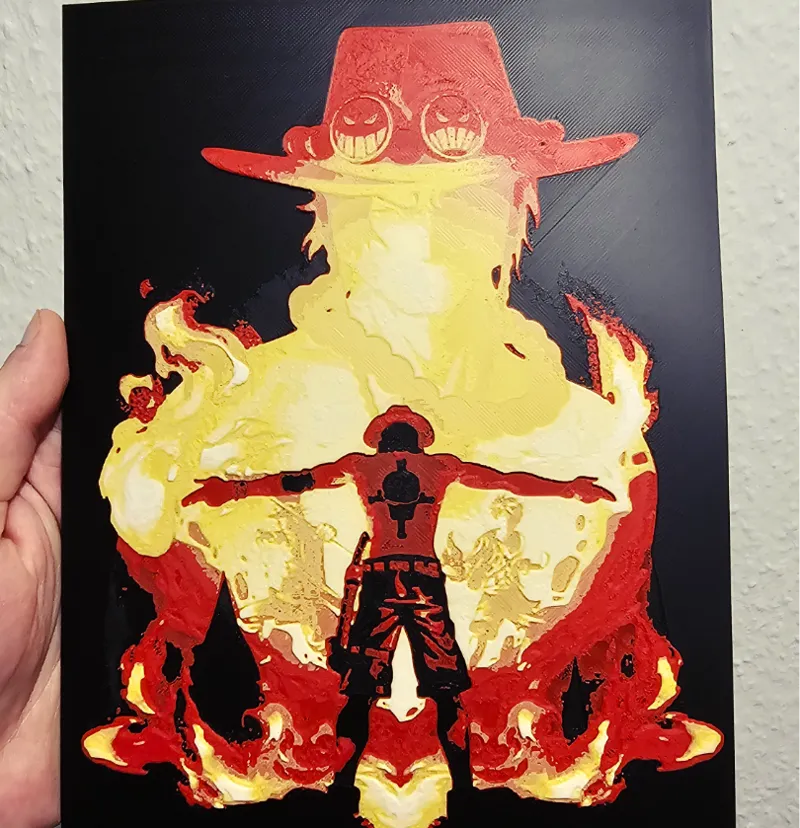 Portgas D. Ace - One Piece Hueforge