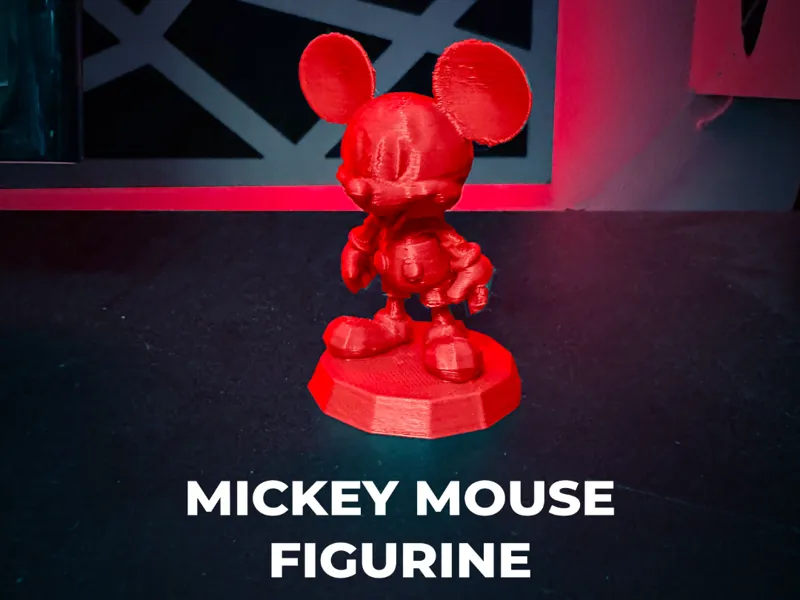 Mickey Mouse – Cute Stylized Figurine