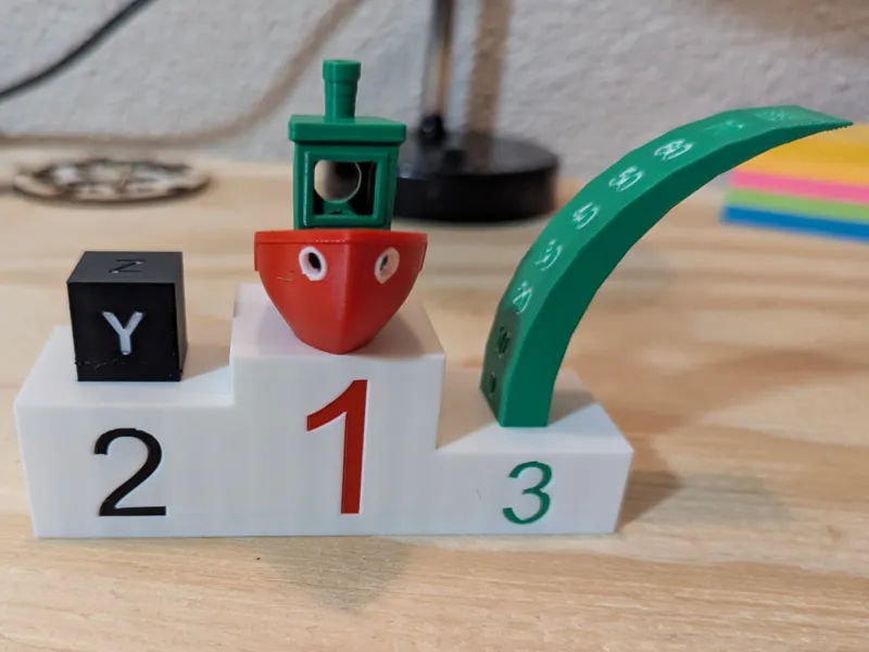 Benchy Olympic Podium