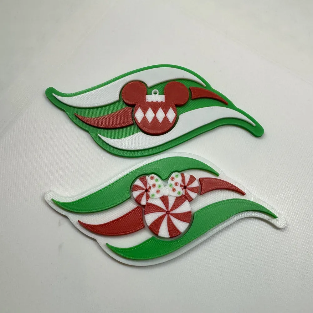Disney Christmas Magnets - Free 3D Print Model - MakerWorld