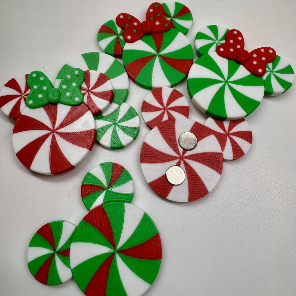 Disney Christmas Magnets - Free 3D Print Model - MakerWorld