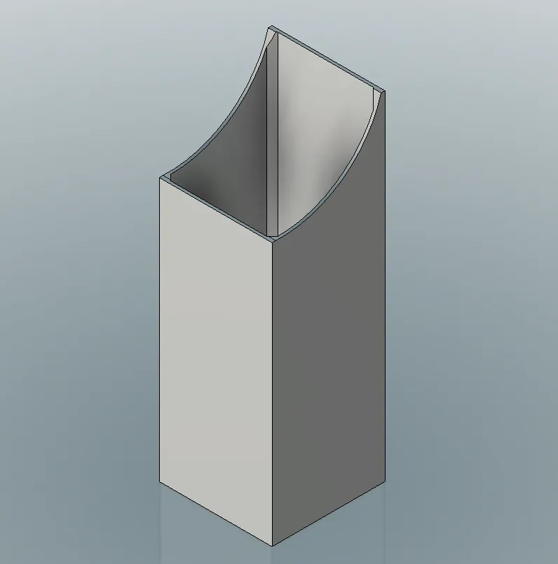 Minimalist Poop Chute for P1P, P1S, X1