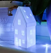Maisons illuminées de Noël, deux tailles — photo 4