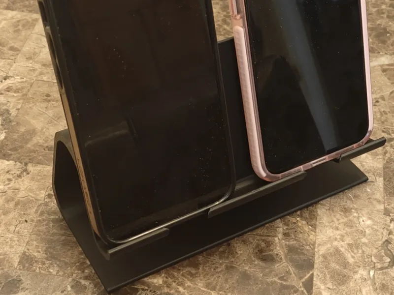 Double Wide Phone Holder Stand