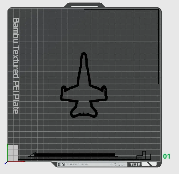 Fighter Jet Cookie Cutter